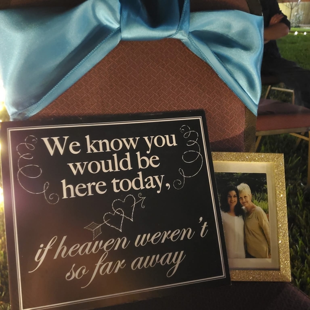 Elegant Black Memorial Sign with Gold Frame